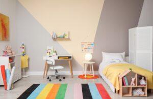 Ideas para pintar un cuarto con dos o tres colores.